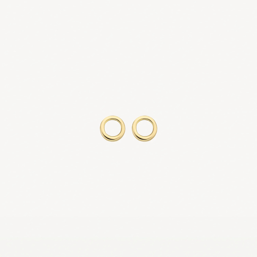 blush-7244ygo-ronde-oorknopjes-goud-glanzend-14-karaat-4-6-mm-diameter