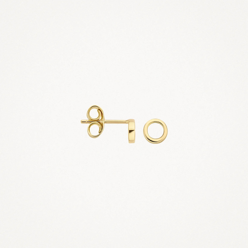 blush-7244ygo-ronde-oorknopjes-goud-glanzend-14-karaat-4-6-mm-diameter