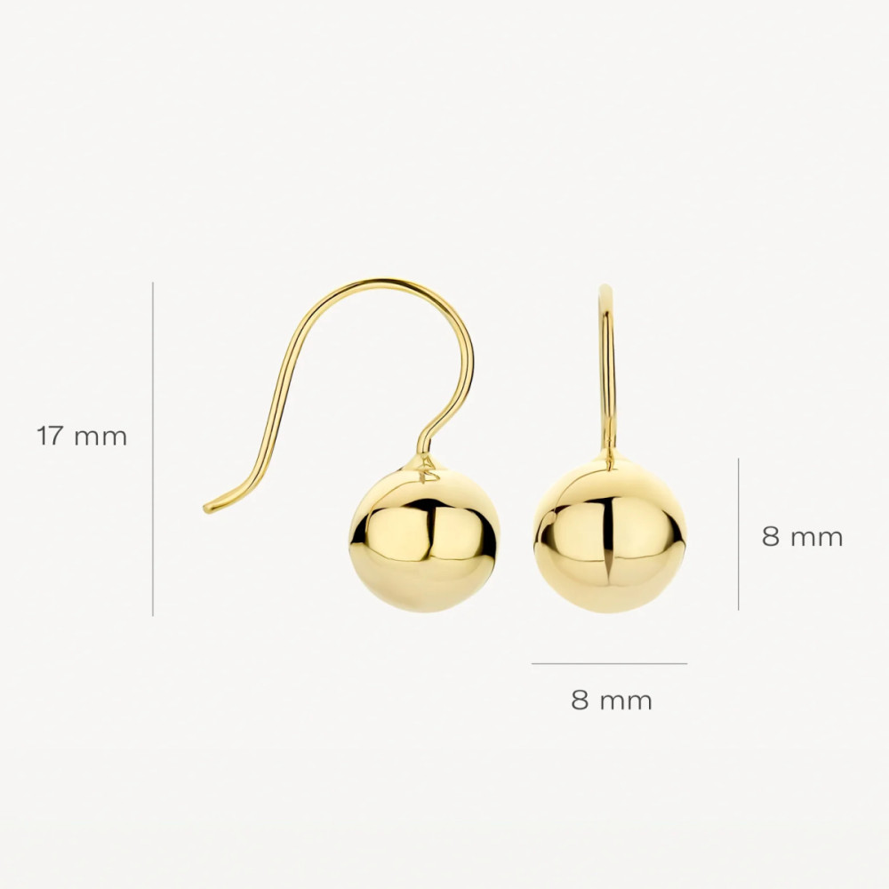 blush-7261ygo-oorhangers-goud-14-karaat-bolletje-glanzend-8-mm-breed-x-17-mm-hoog