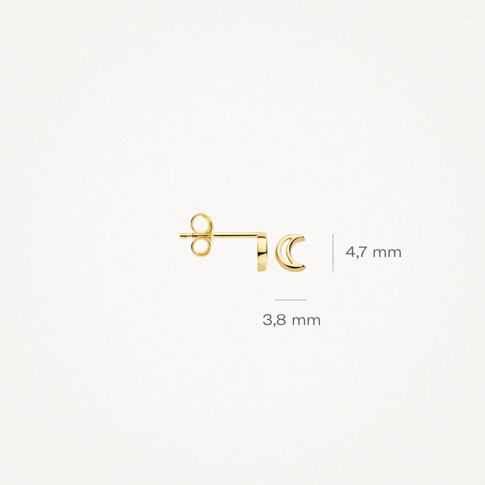 blush-7320ygo-maan-oorknopjes-14-karaat-goud-glanzend-3-8-mm-breed-x-4-7-mm-hoog