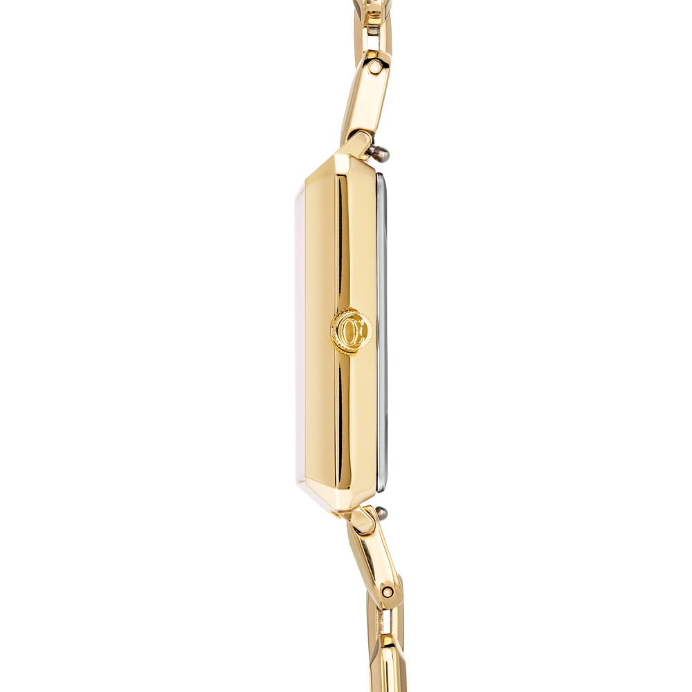 coeur-de-lion-iconic-cube-ocean-vibes-7632-74-1606-goudkleurig-dameshorloge-met-turquoise-wijzerplaat-en-swarovski-kristallen