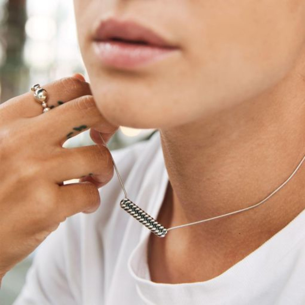 buddha-to-buddha-refined-015-zilveren-bar-ketting-925-zilver-lengte-40-cm