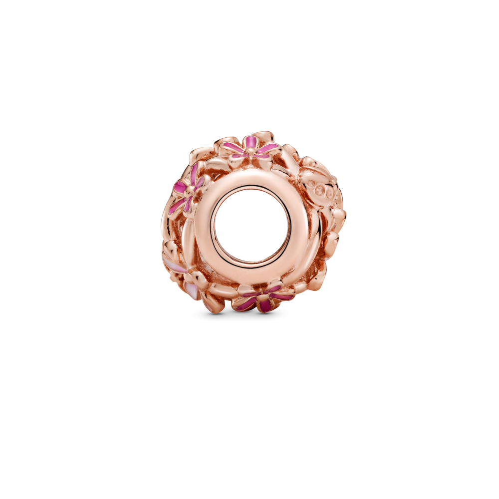 pandora-moments-788772c01-charm-met-madeliefjes-en-roze-emaille