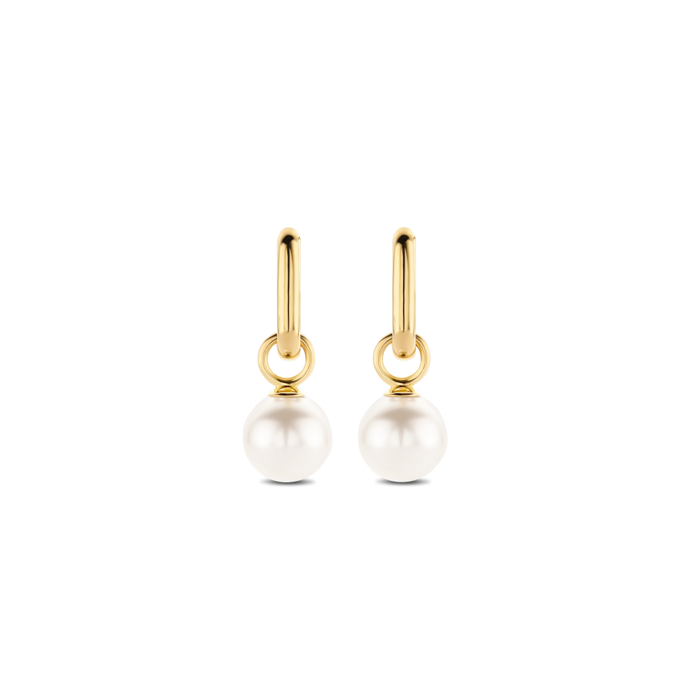 ti-sento-milano-7848pw-oorhangers-met-parel-en-gold-plating-plating-27-mm