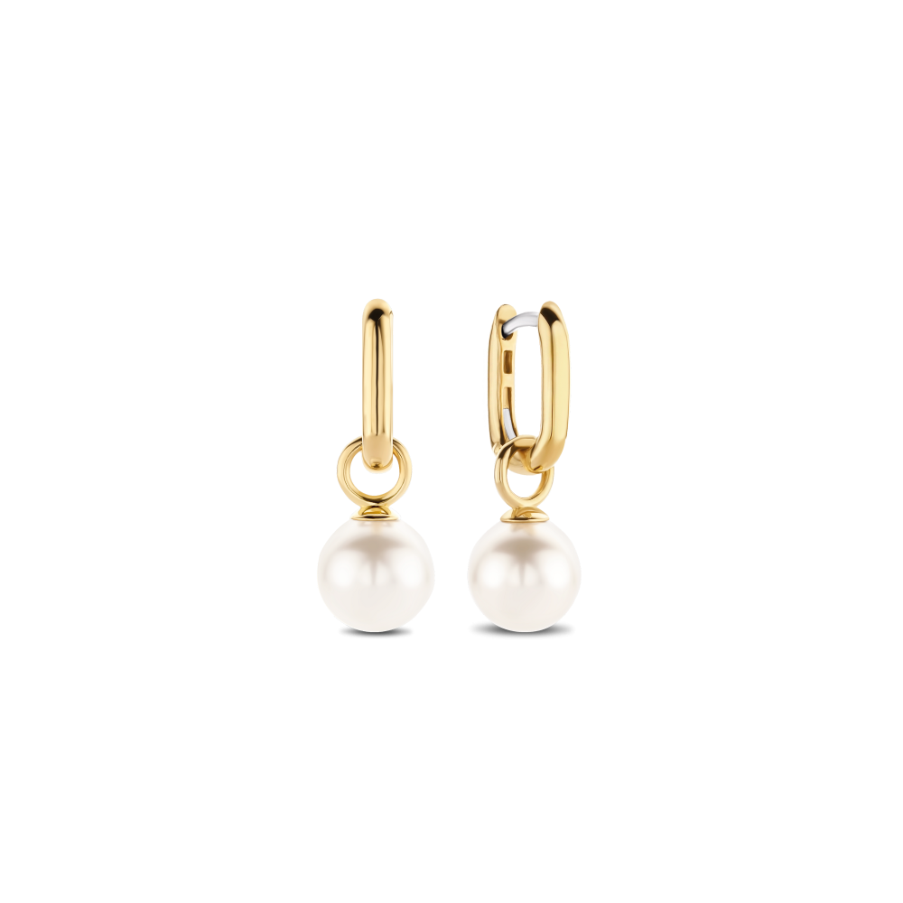 ti-sento-milano-7848pw-oorhangers-met-parel-en-gold-plating-plating-27-mm