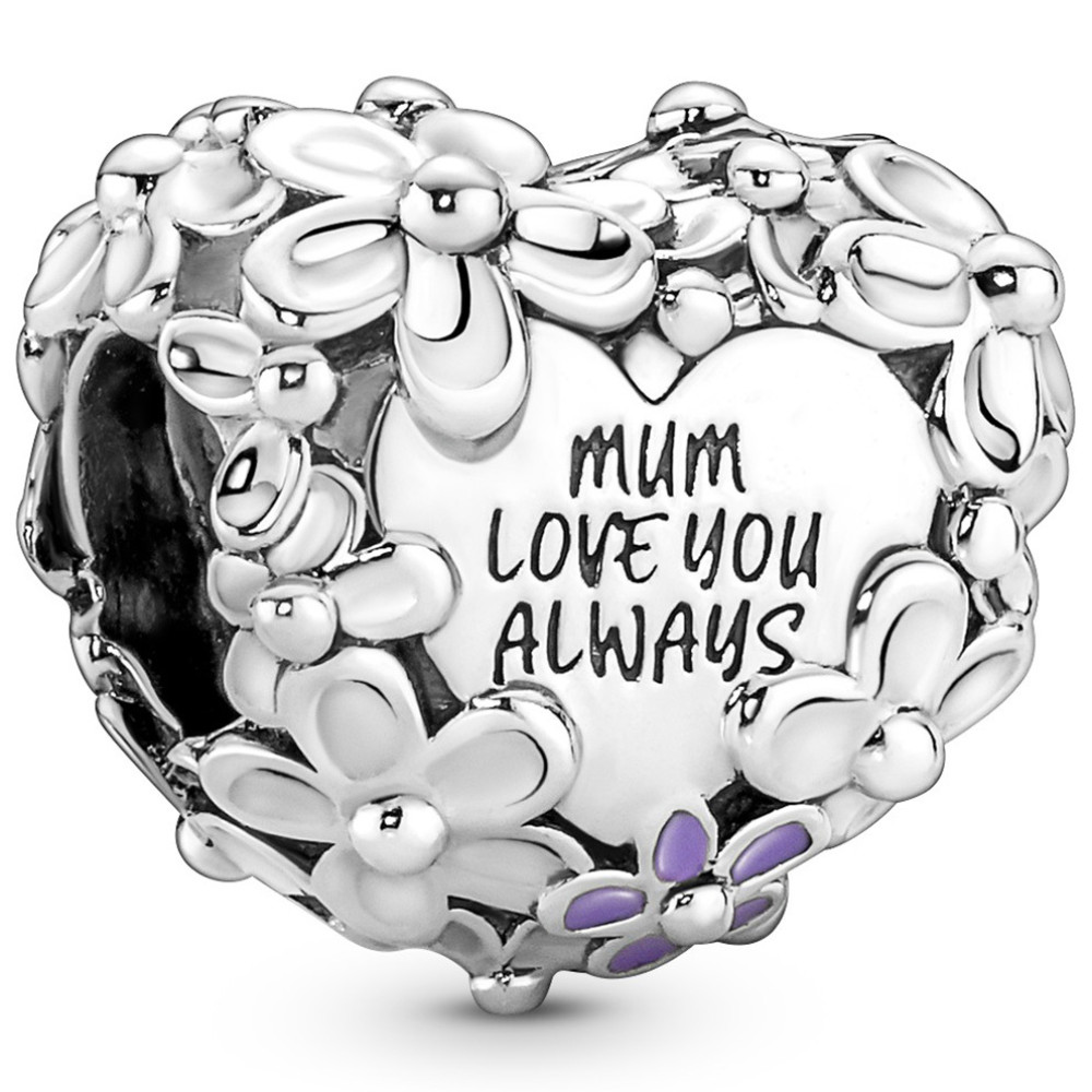 pandora-moments-791155c01-zilveren-hartvormige-bedel-met-bloemenmotief-en-inscriptie-mum-love-you-always