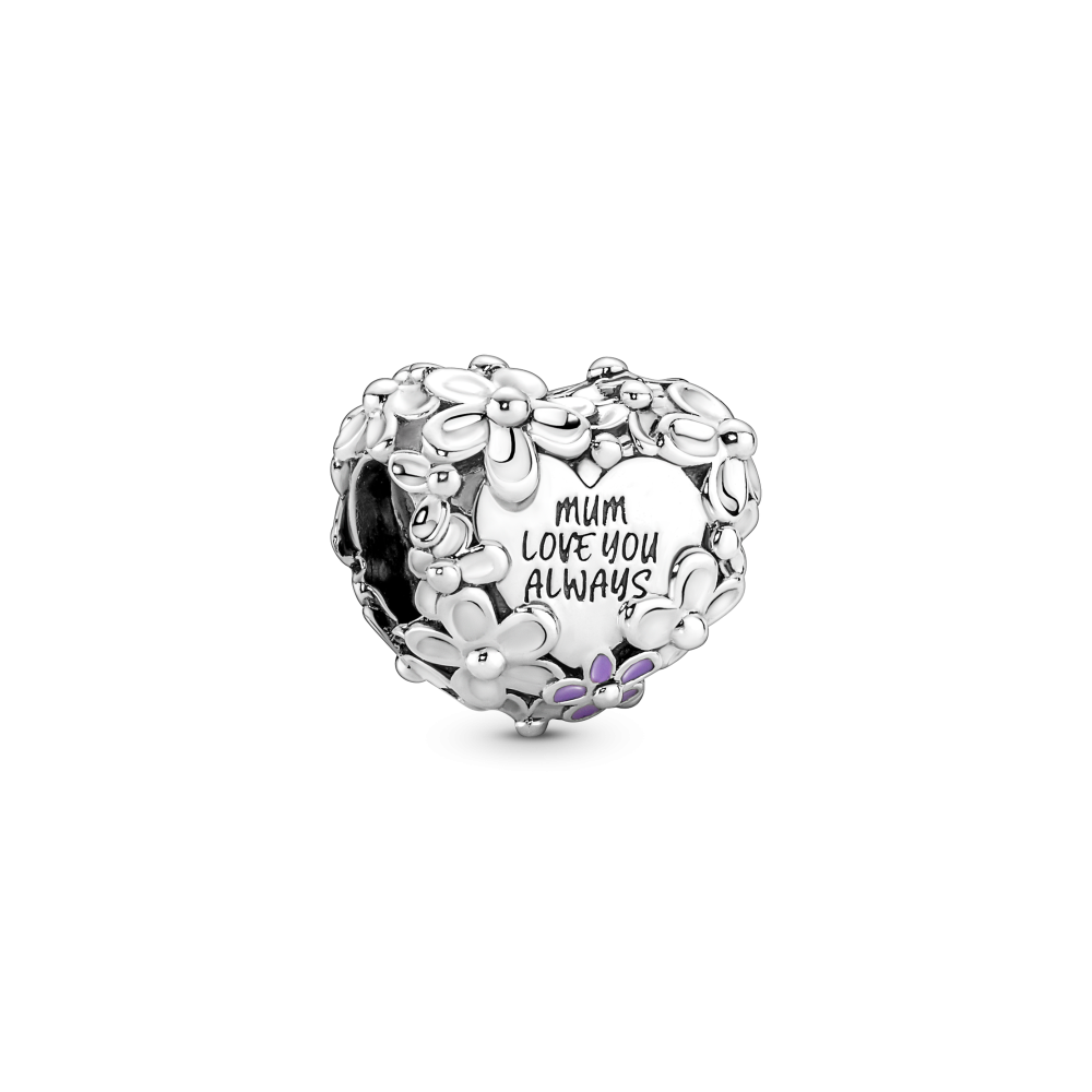 pandora-moments-791155c01-zilveren-hartvormige-bedel-met-bloemenmotief-en-inscriptie-mum-love-you-always