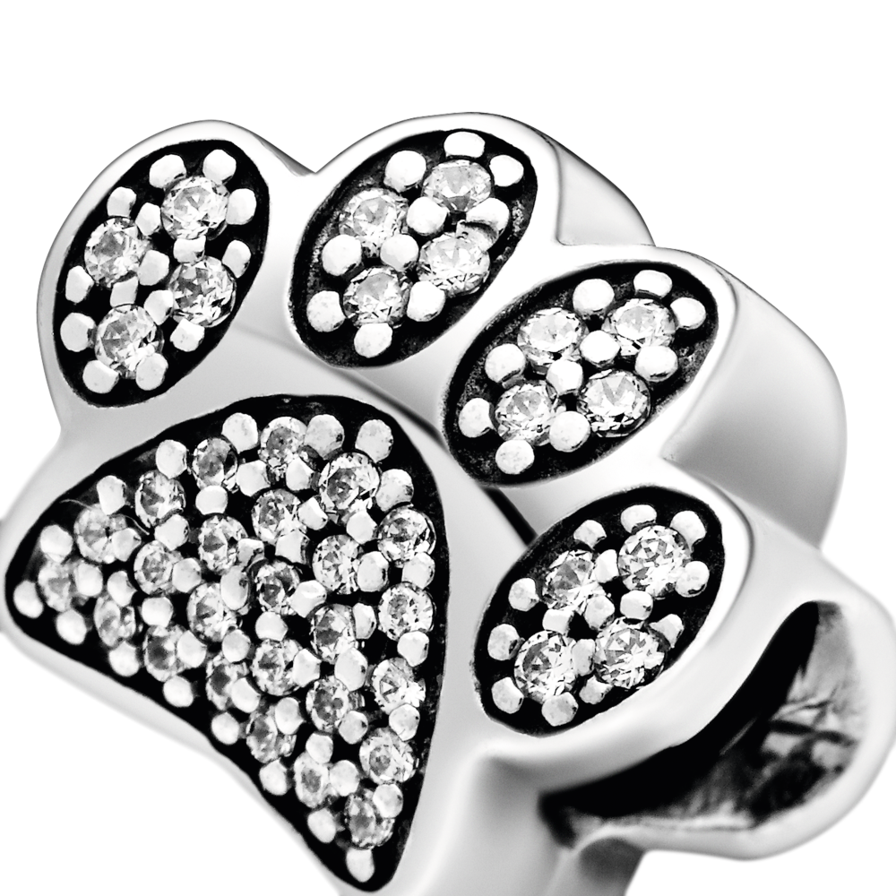 pandora-moments-791714cz-zilveren-bedel-met-pootafdruk-en-transparante-zirkonia