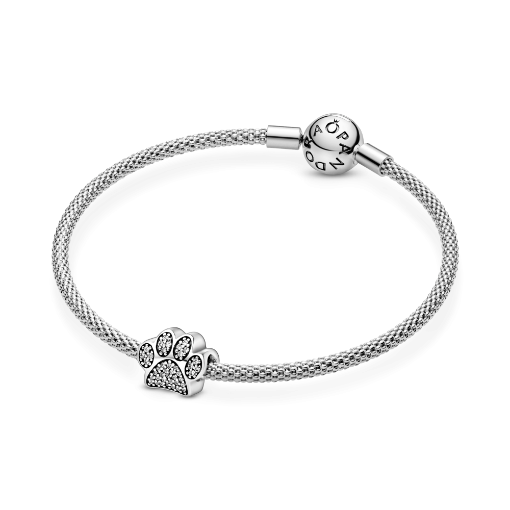 pandora-moments-791714cz-zilveren-bedel-met-pootafdruk-en-transparante-zirkonia