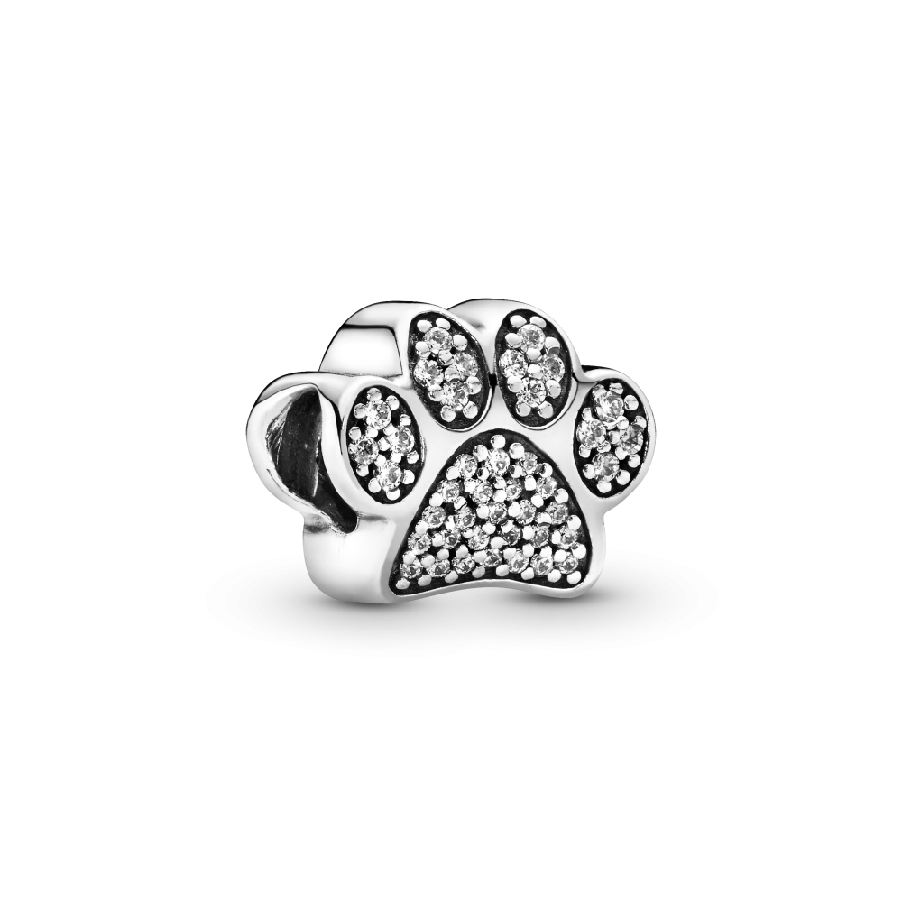 pandora-moments-791714cz-zilveren-bedel-met-pootafdruk-en-transparante-zirkonia