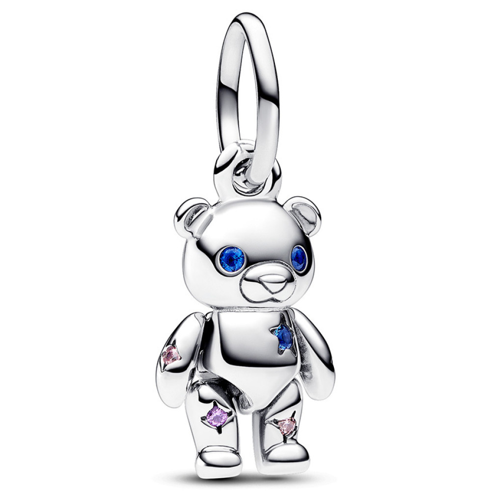 pandora-moments-792986c01-zilveren-bedel-met-teddybeer-met-gekleurde-stenen