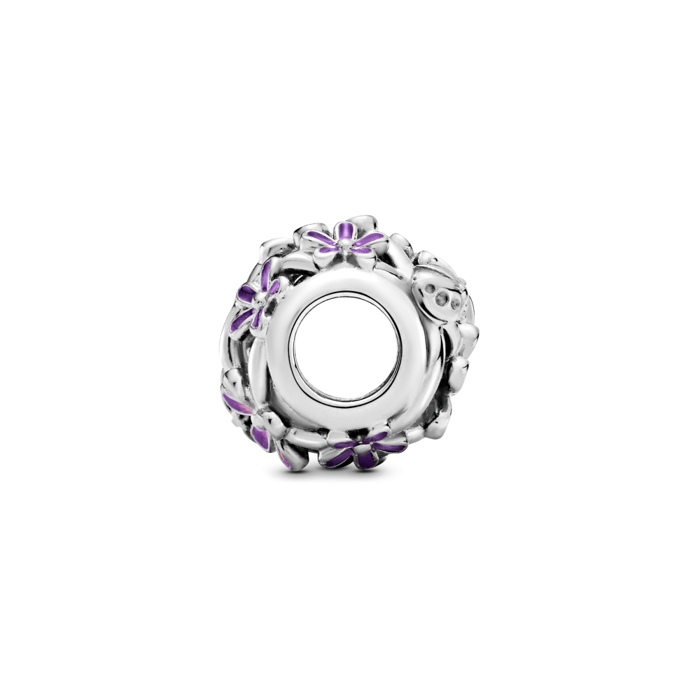 pandora-moments-798772c02-zilveren-charm-met-opengewerkt-bloemenmotief-en-paarse-emaille