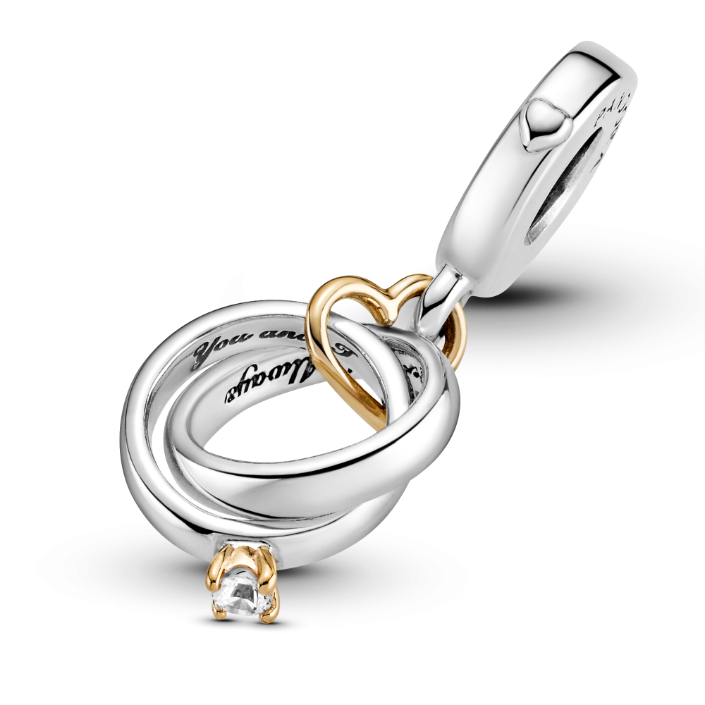 pandora-moments-799319c01-zilveren-en-gouden-hangende-bedel-met-trouwringen-hartje-en-transparante-zirkonia