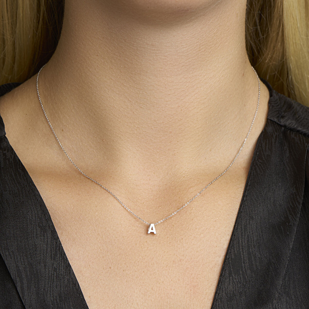 ketting-met-letter-5-mm-van-gerhodineerd-zilver