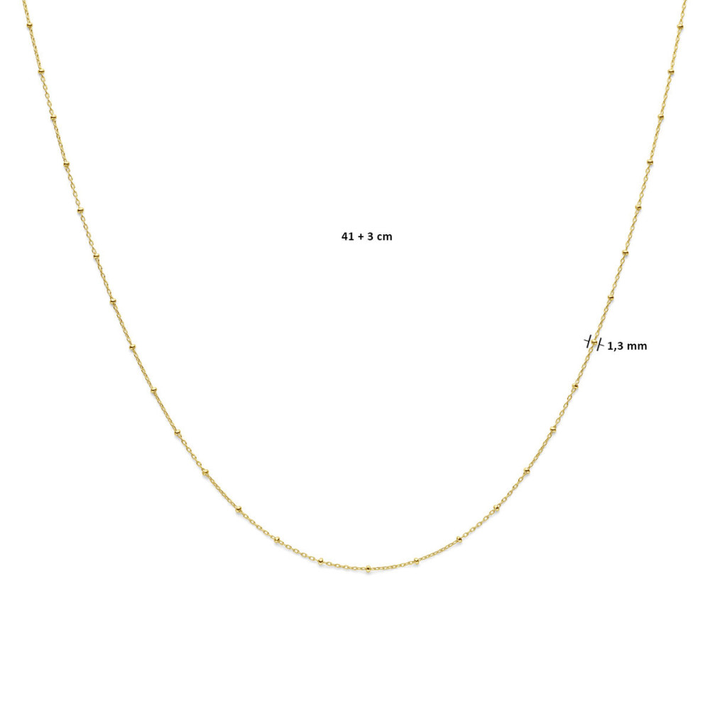 gouden-ketting-met-kleine-gouden-bolletjes-1-3-mm