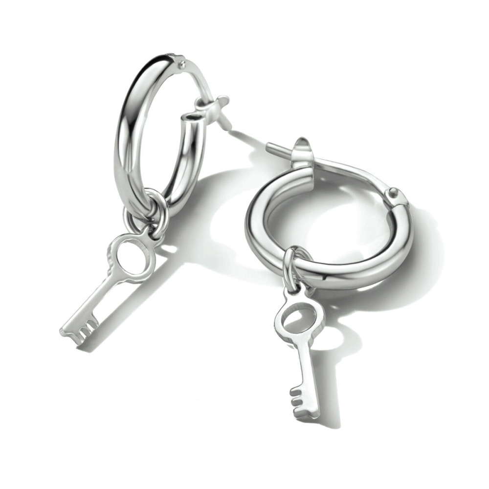 sleutel-creolen-zilver-gerhodineerd