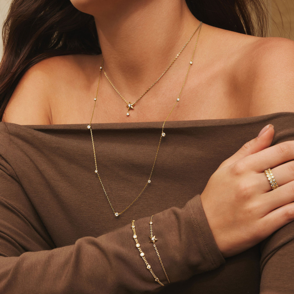 ania-haie-melodic-poet-ah-b066-04g-armband-gold-plated-ster-zirkonia-8-mm-breedte-lengte-18-5-cm