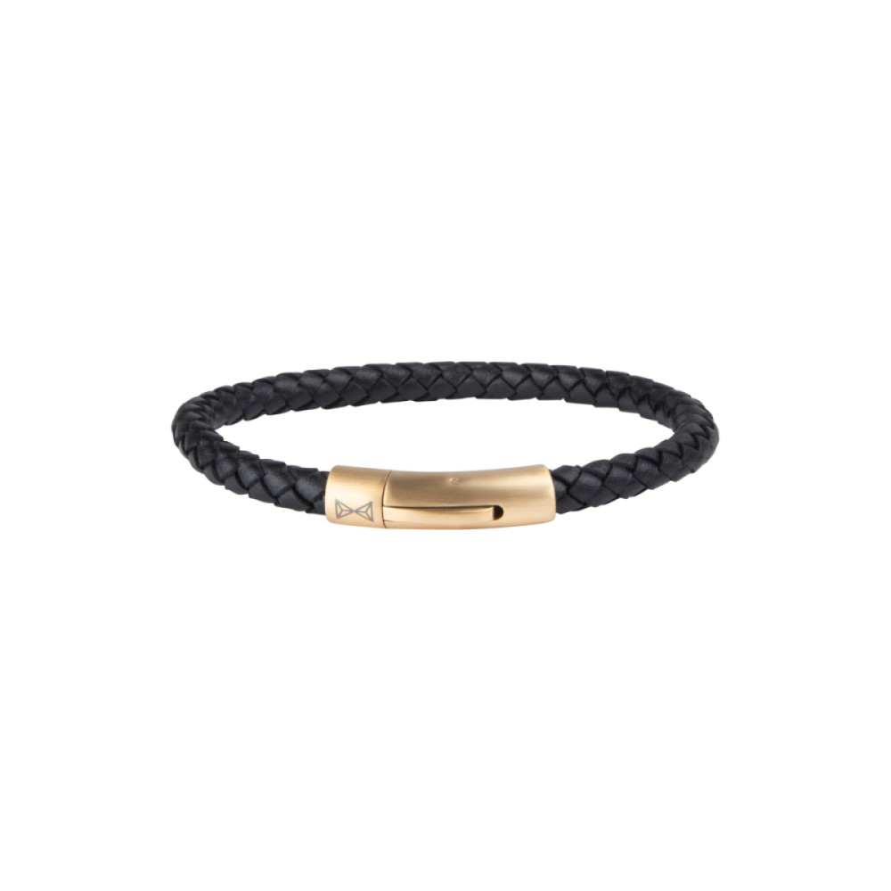 aze-jewels-adventure-az-bl004-d-armband-leer-zwart-sluiting-staal-goudkleurig-6-mm-breedte