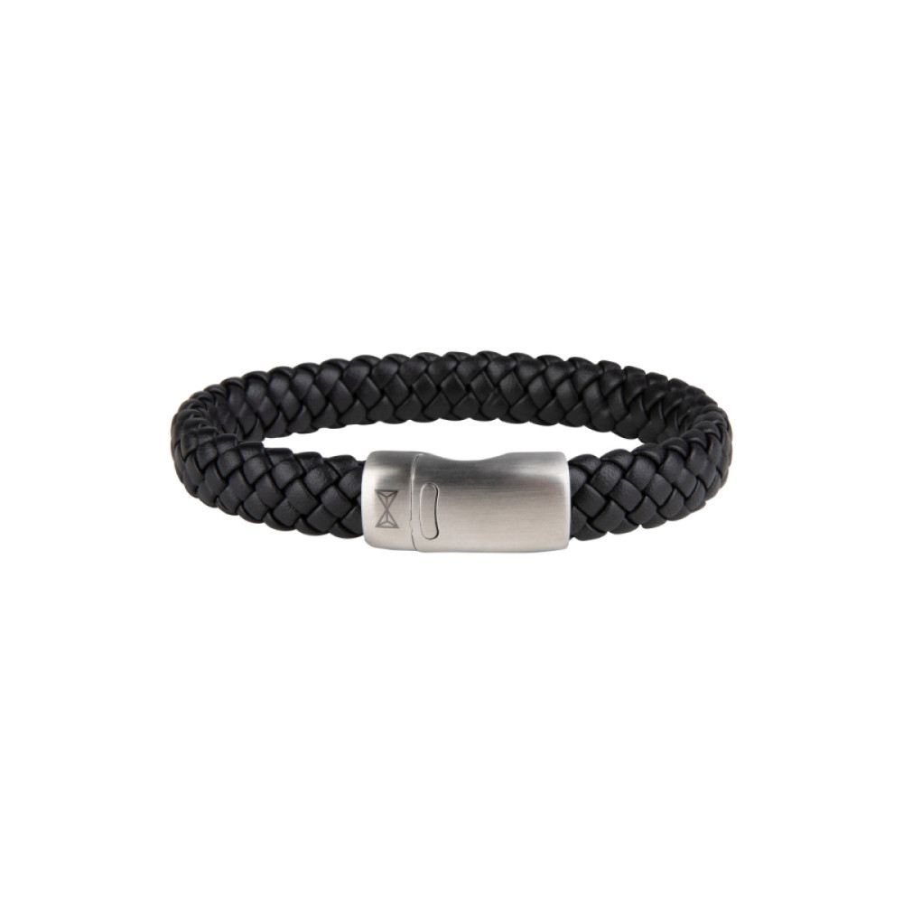 aze-jewels-adventure-az-bl005-a-armband-leer-zwart-magneetsluiting-zilverkleurig-staal-11-mm-breedte