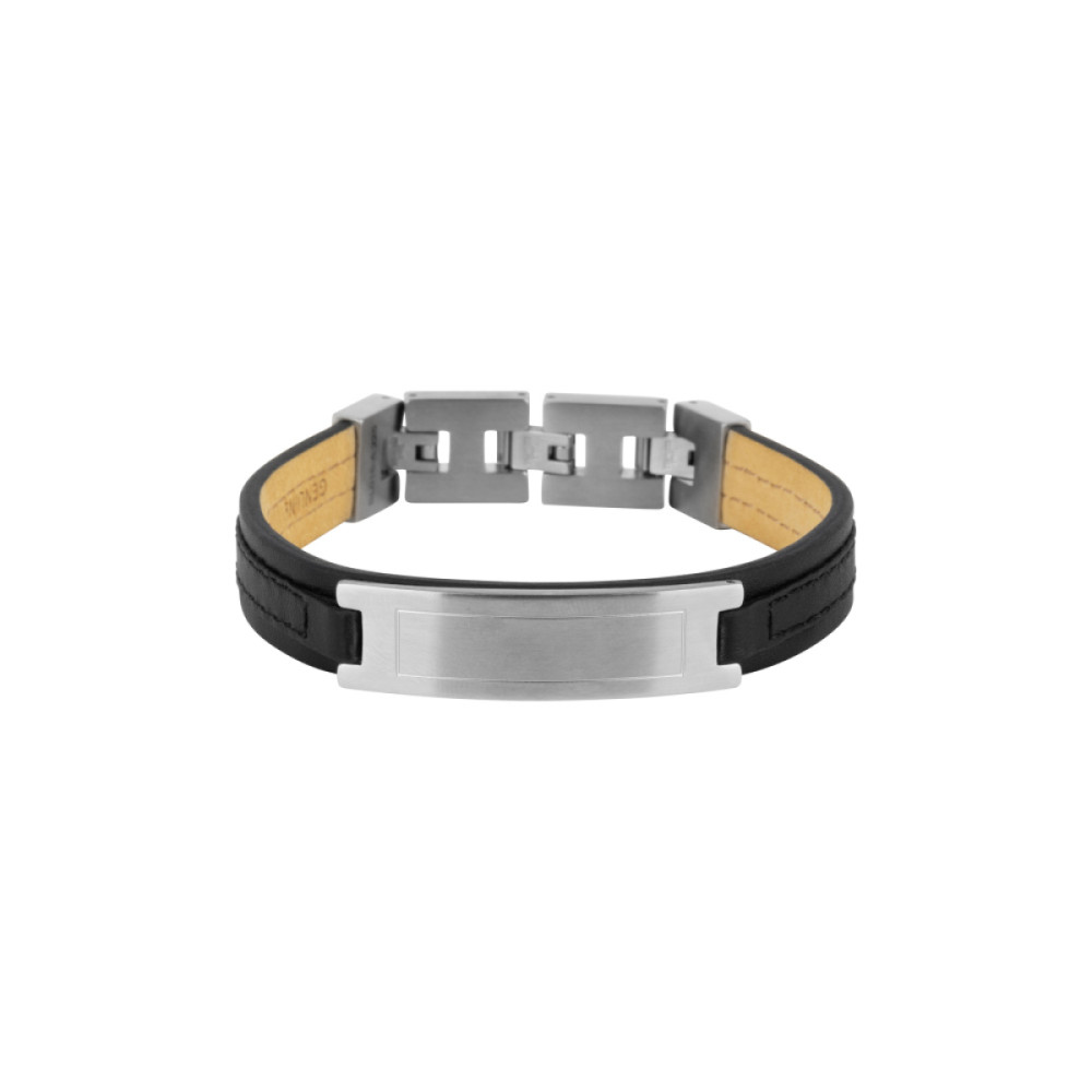 aze-jewels-adventure-az-bl016-a-plaatarmband-leer-zwart-zilverkleurig-staal-12-mm-breedte