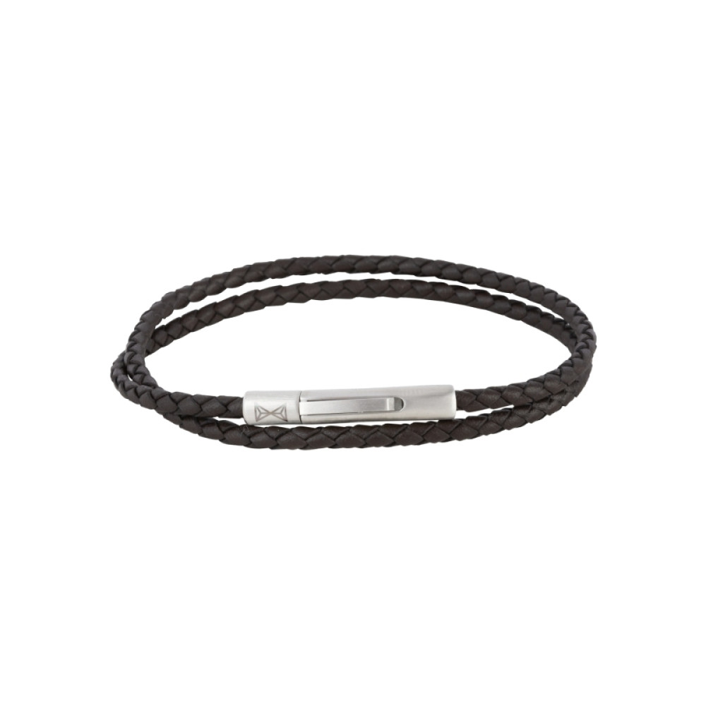 aze-jewels-adventure-az-bl027-b-armband-dubbel-leer-bruin-glanzend-3-mm-breedte