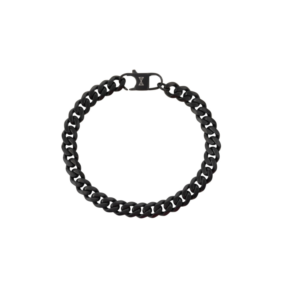 aze-jewels-ferro-az-bm007-b-armband-zwart-staal-gourmet-8-mm-breedte