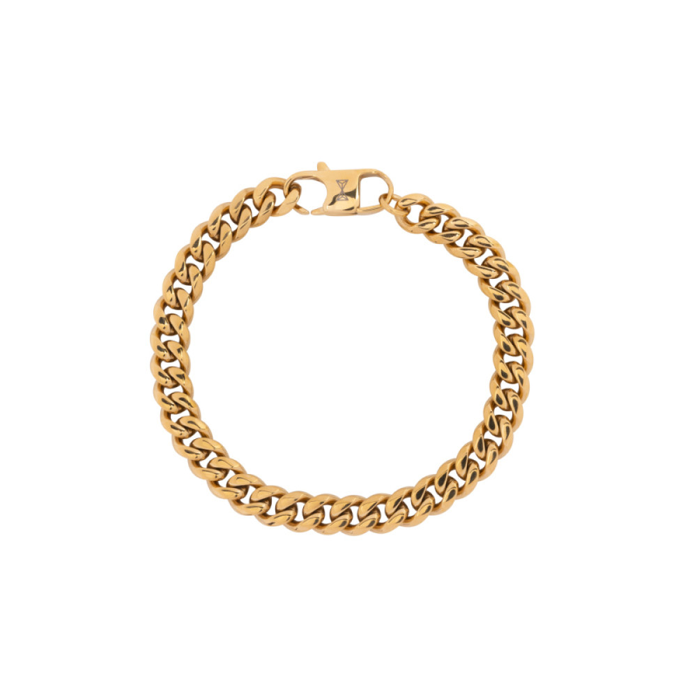aze-jewels-ferro-az-bm007-c-armband-goudkleurig-gourmet-schakels-glanzend-8-mm-breedte