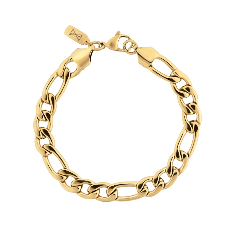 aze-jewels-ferro-az-bm011-c-armband-goudkleurig-staal-figaro-8-mm-breedte