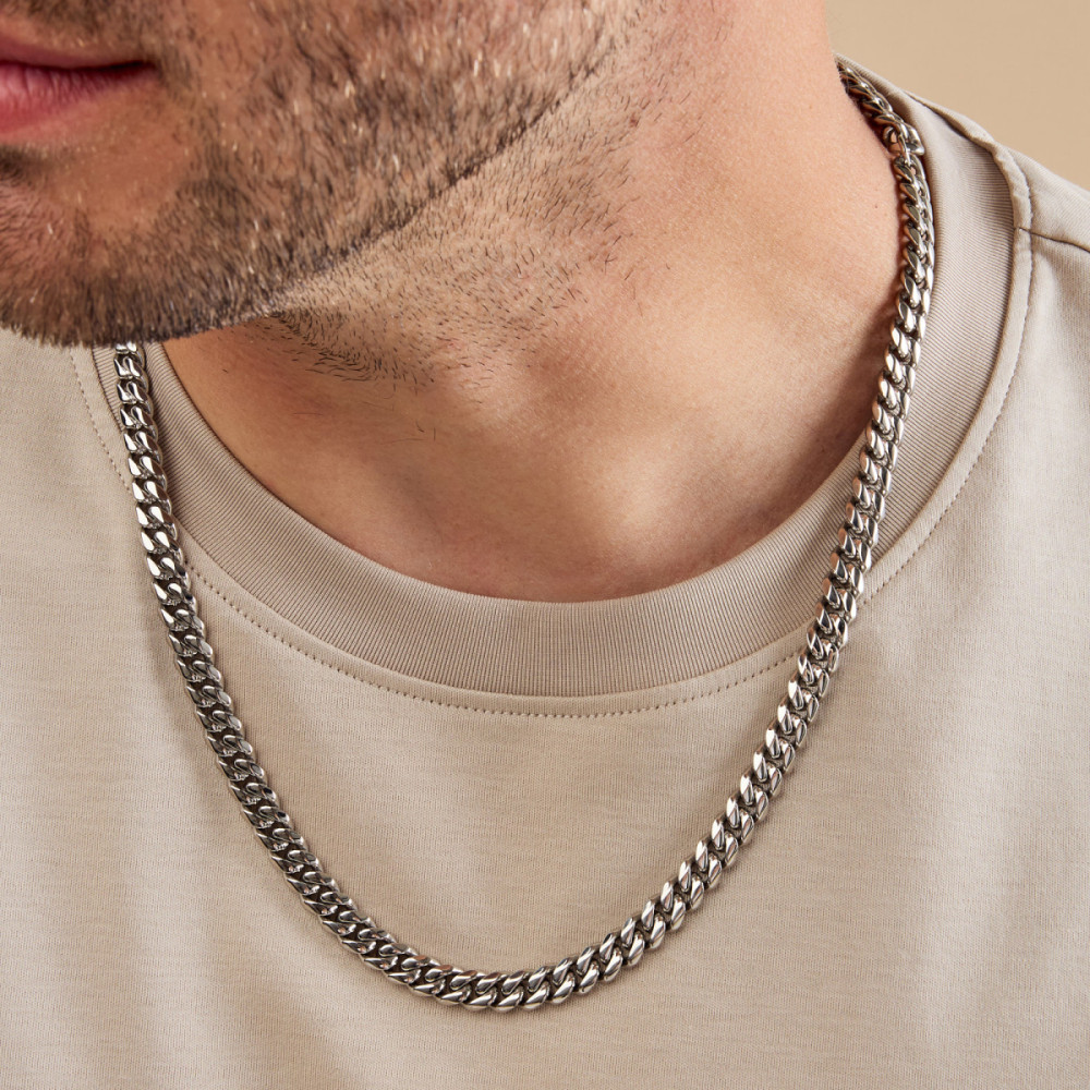aze-jewels-ferro-az-nl006-a-schakelketting-zilverkleurig-gourmet-glanzend-8-mm-breedte-lengte-50-60-cm