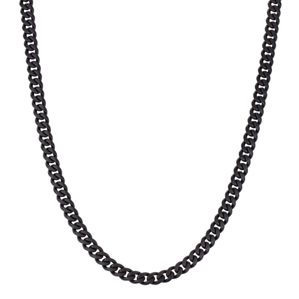 aze-jewels-ferro-az-nl006-b-schakelketting-gourmet-zwart-glanzend-8-mm-breedte-lengte-50-60-cm