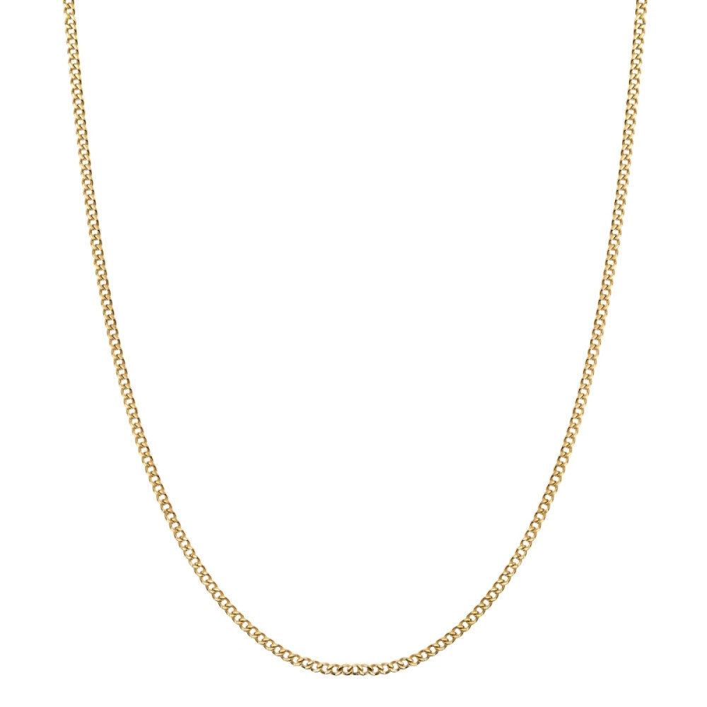 aze-jewels-ferro-az-nl016-c-schakelketting-gourmet-goudkleurig-staal-glanzend-3-mm-breedte-lengte-60-cm