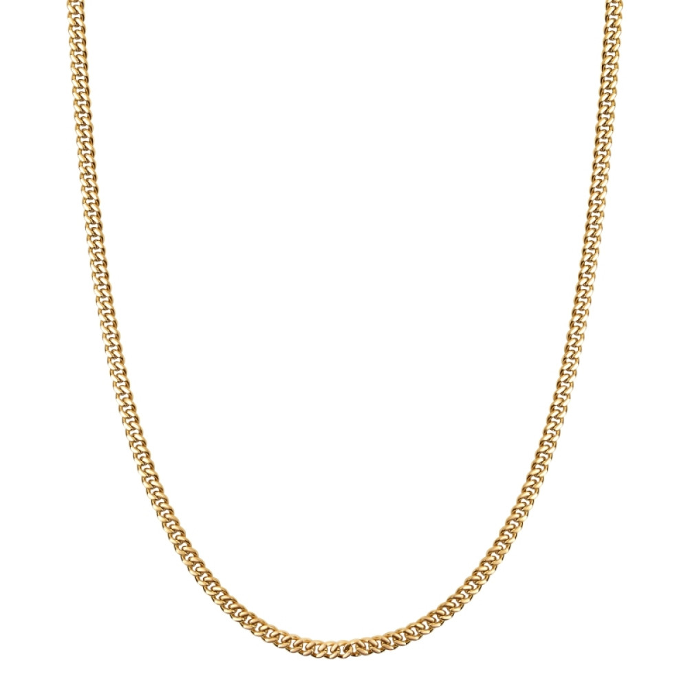 aze-jewels-ferro-az-nl017-c-schakelketting-goudkleurig-staal-gourmet-glanzend-4-mm-breedte-lengte-60-cm