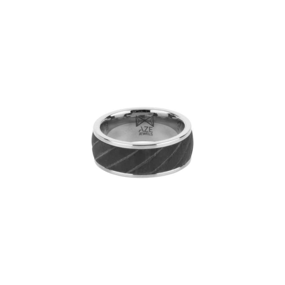 aze-jewels-ferro-az-rg005-a-zilverkleurig-herenring-staal-glanzend-mat-zwart-8-mm-breedte