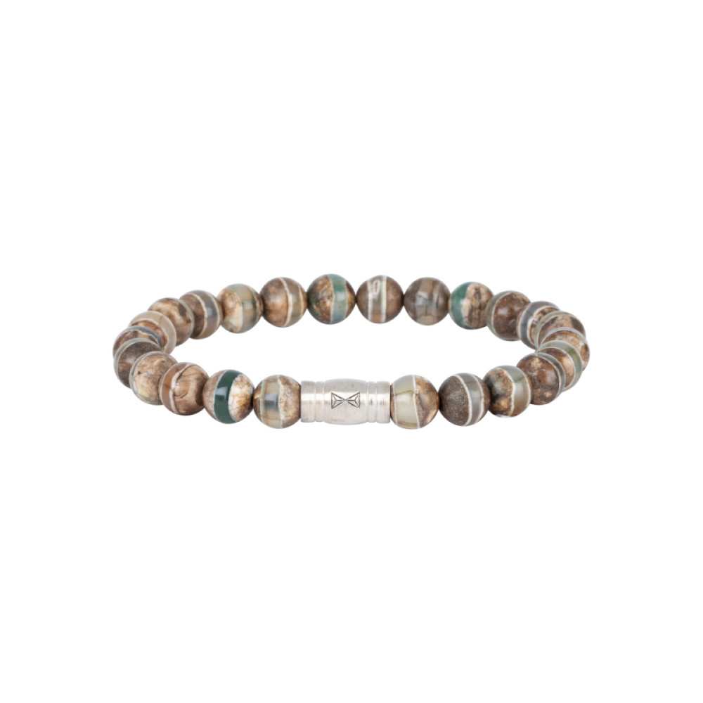 aze-jewels-rocks-az-bs040-a-kralenarmband-zilver-agaat-bruin-groen-8-mm-breedte