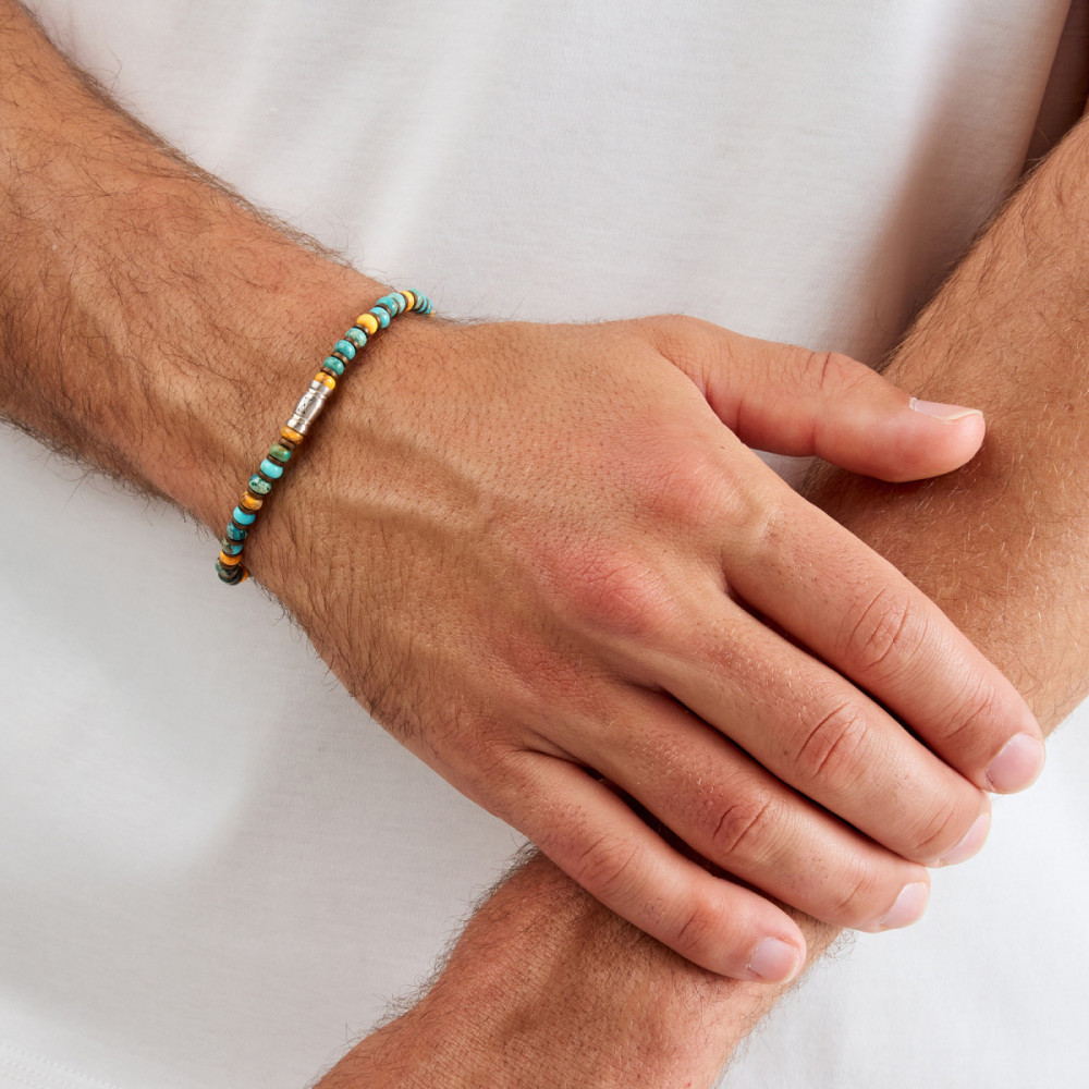 aze-jewels-rocks-az-bs410-a-kralenarmband-turquoise-geel-bruin-4-mm-breedte