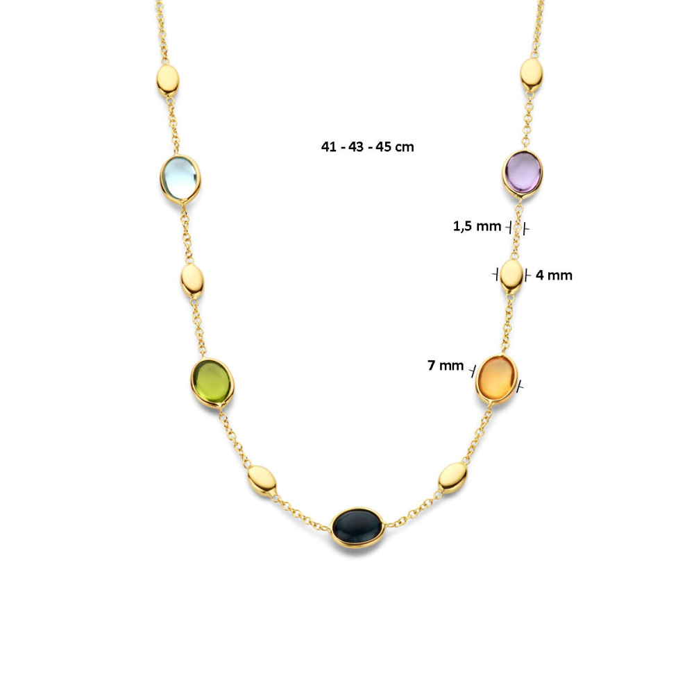 ovale-edelsteencollier-met-amethist-citrien-peridoot-en-topaas-goud-lengte-verstelbaar-41-45-cm