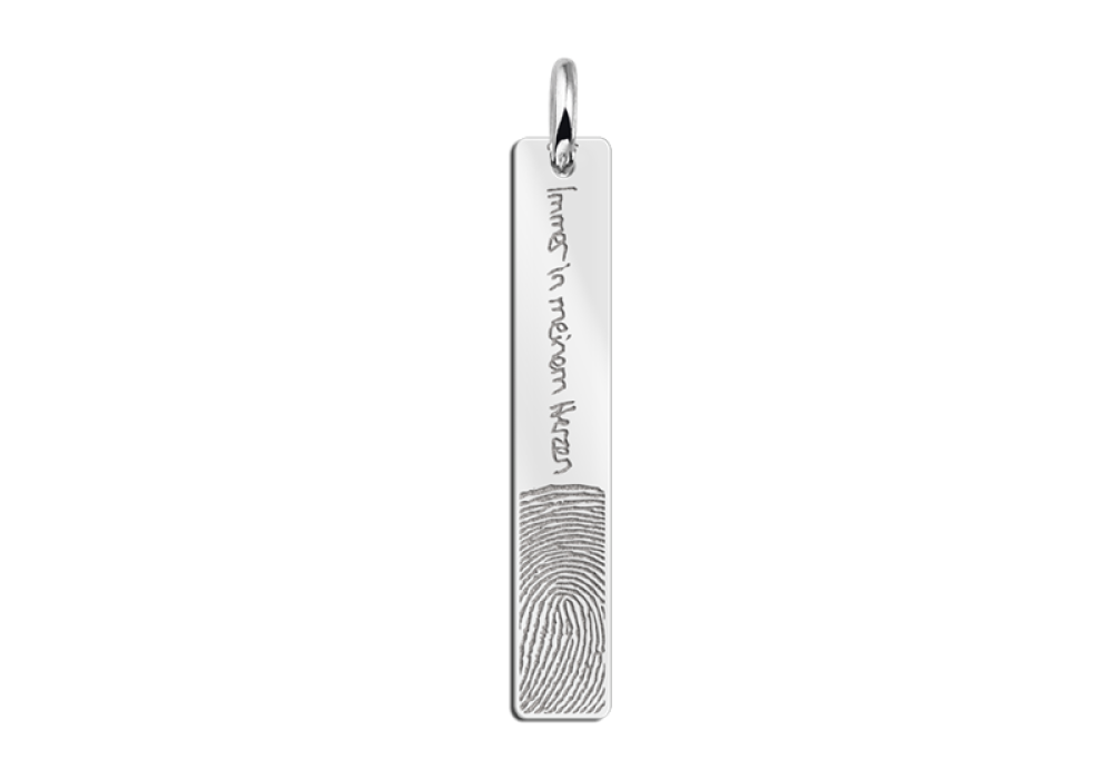 names4ever-bar-hanger-van-zilver-met-vingerafdruk-en-eigen-tekst-32-mm-x-5-mm