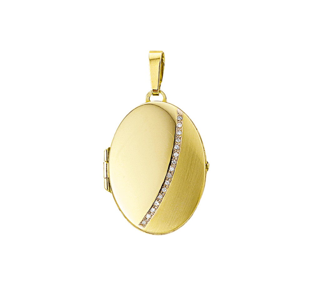 bicolor-gouden-ovaal-medaillon-met-glanzend-en-mat-patroon-23-5-mm-x-17-mm
