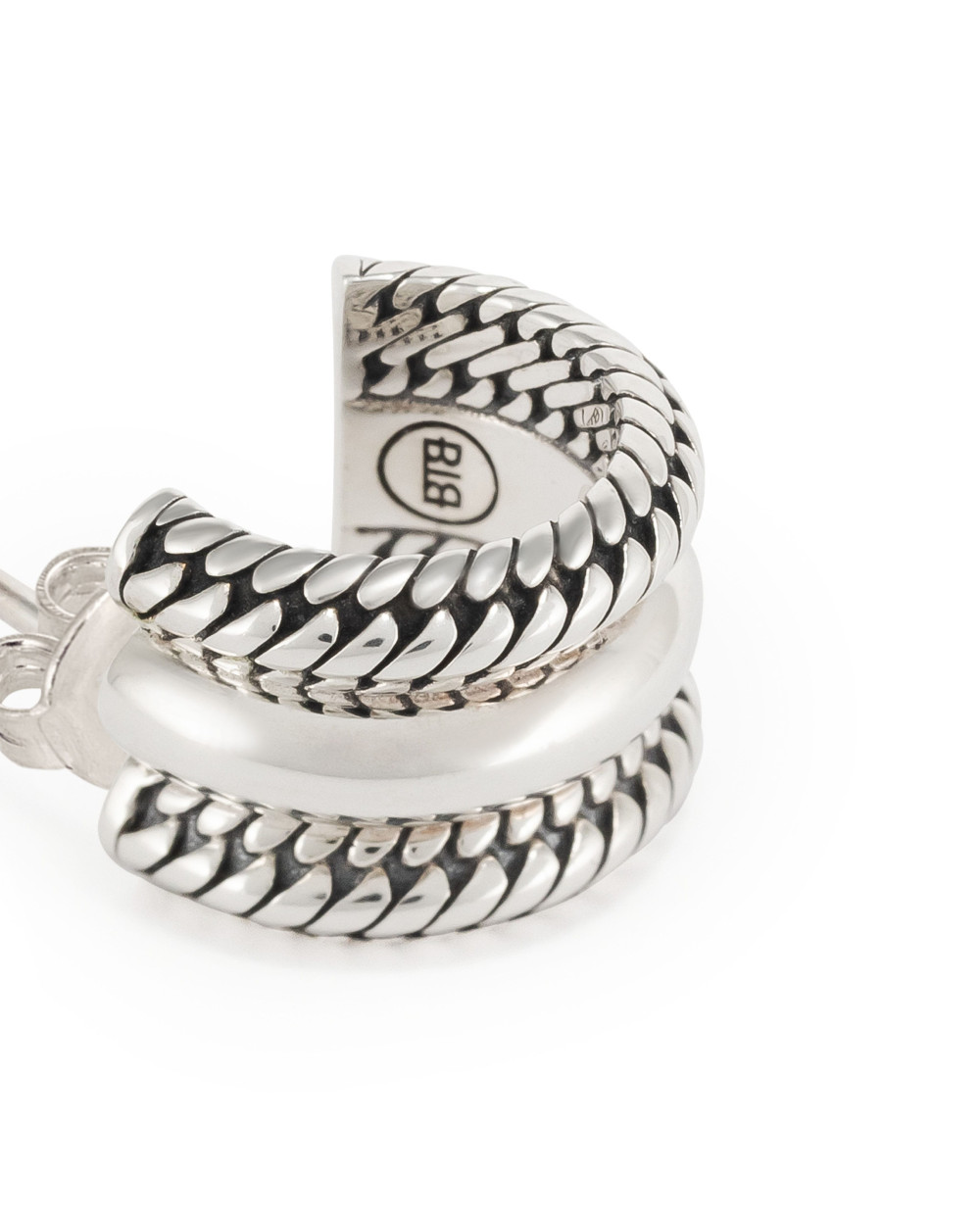 buddha-to-buddha-430-one-ben-triple-zilveren-oorsteker-enkele-stuk