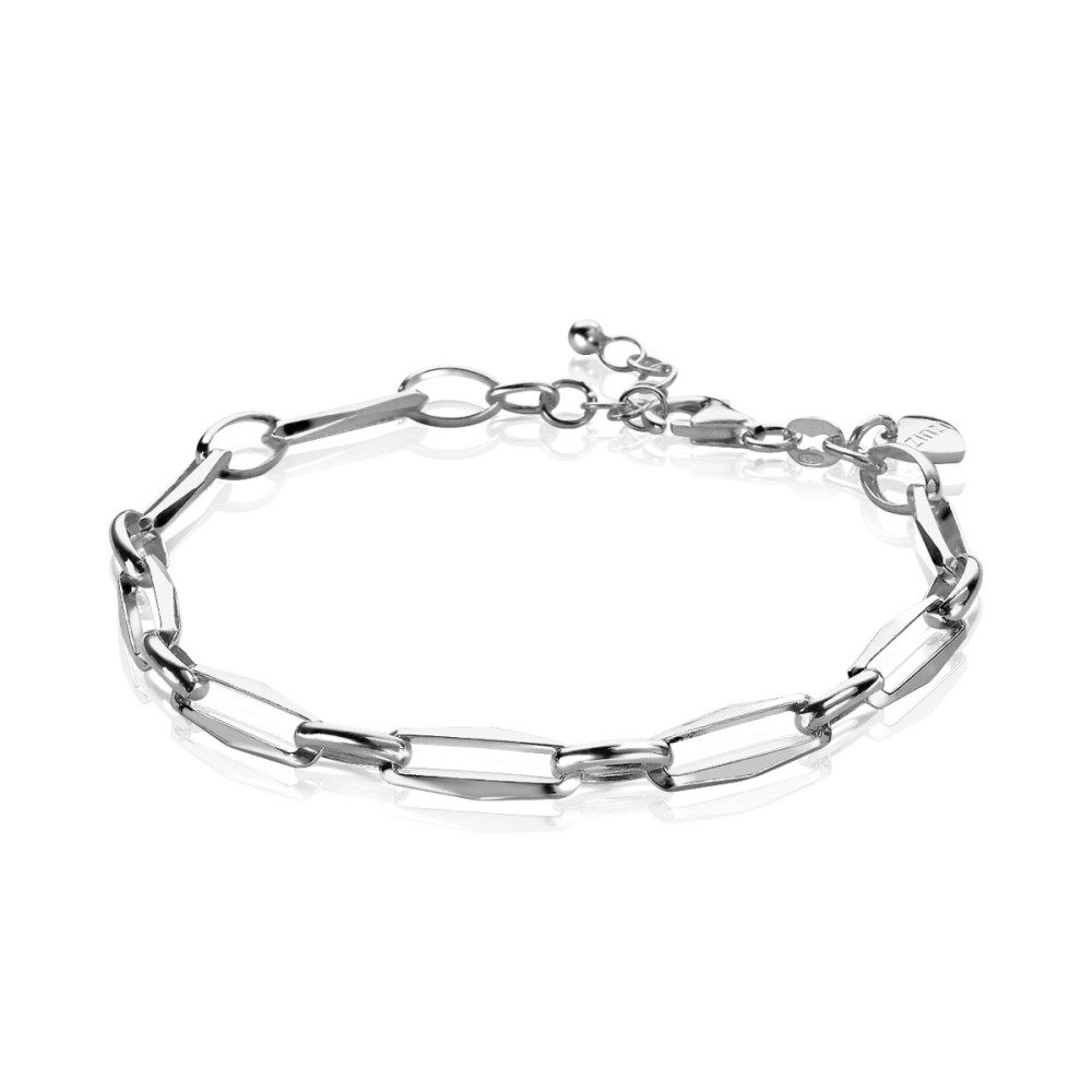 zinzi-ch-a10-bedelarmband-zilver-paperclip-schakels-4-8-mm-breedte-lengte-18-5-21-cm