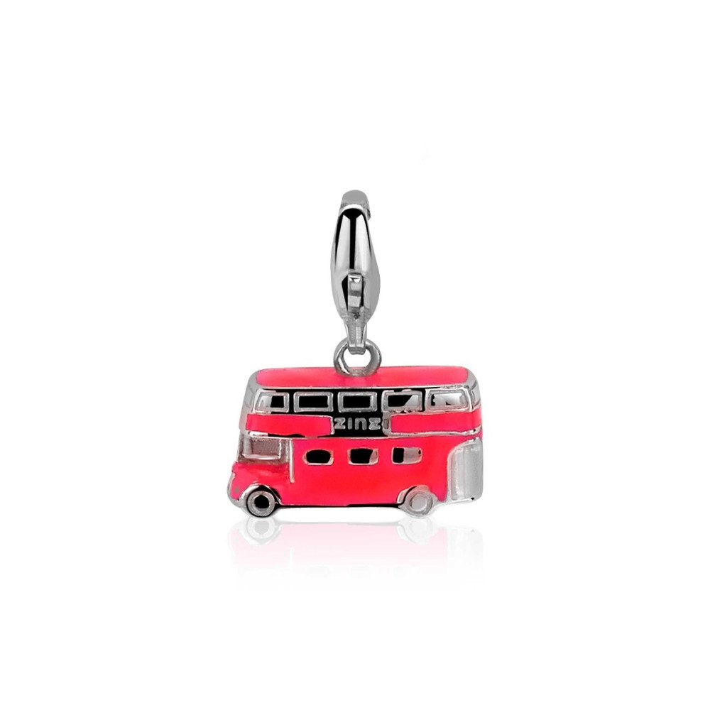 zinzi-charms323-bedel-dubbeldekker-bus-925-zilver-met-rood-en-zwart-emaille-23-5-mm-breed-x-17-5-mm-hoog