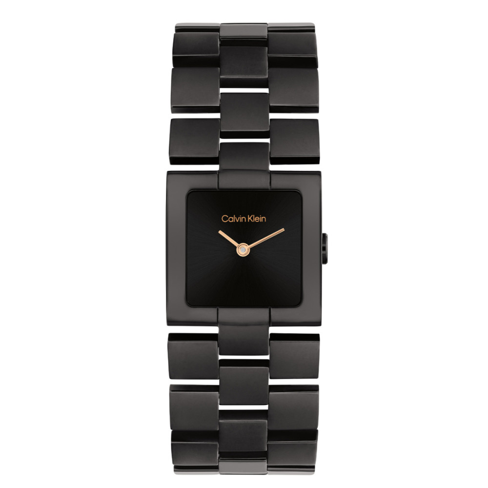 calvin-klein-ck25100091-dameshorloge-zwart-vierkante-kast-staal-rosekleurige-wijzers-22-mm
