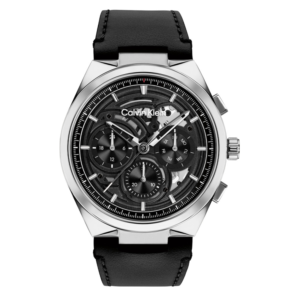calvin-klein-distinguish-ck25200575-herenhorloge-zilverkleurige-kast-zwarte-leren-band-44-mm