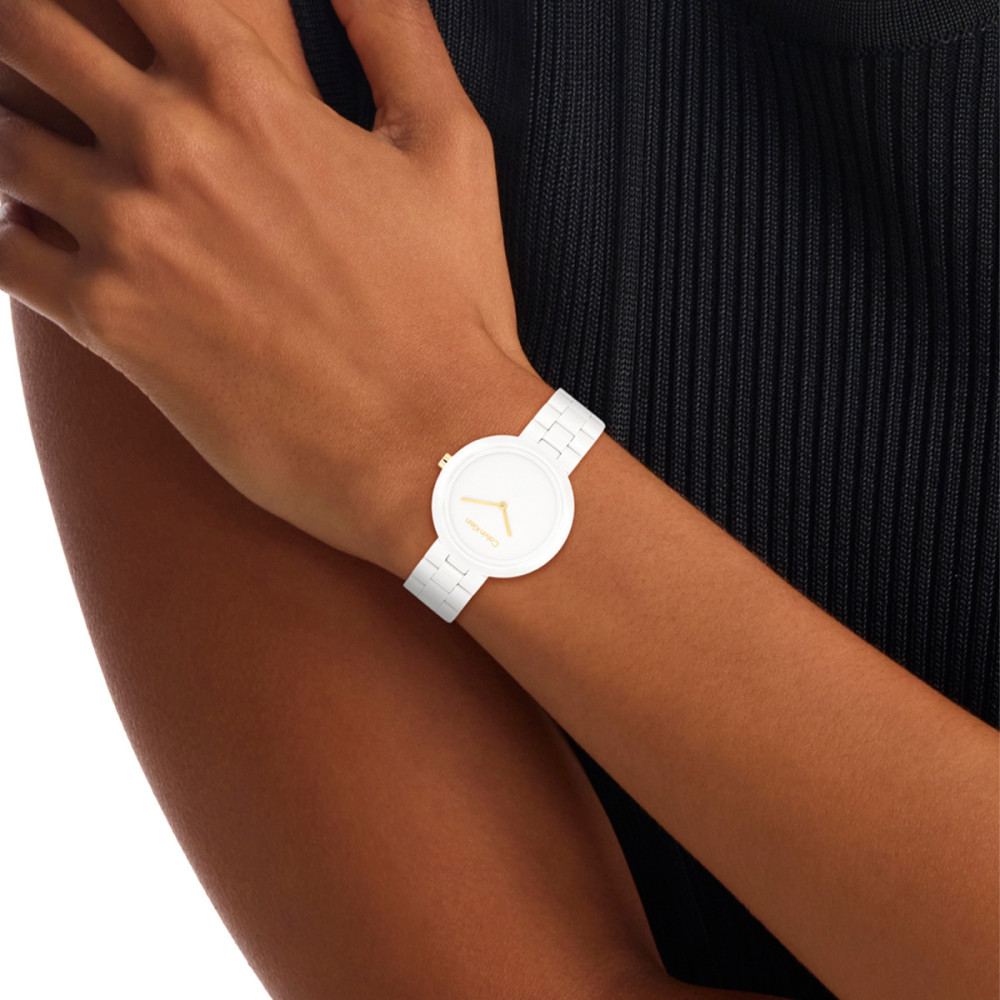 calvin-klein-pure-ck25100072-dameshorloge-wit-keramiek-rond-goudkleurige-wijzers-schakelband-o-34-mm