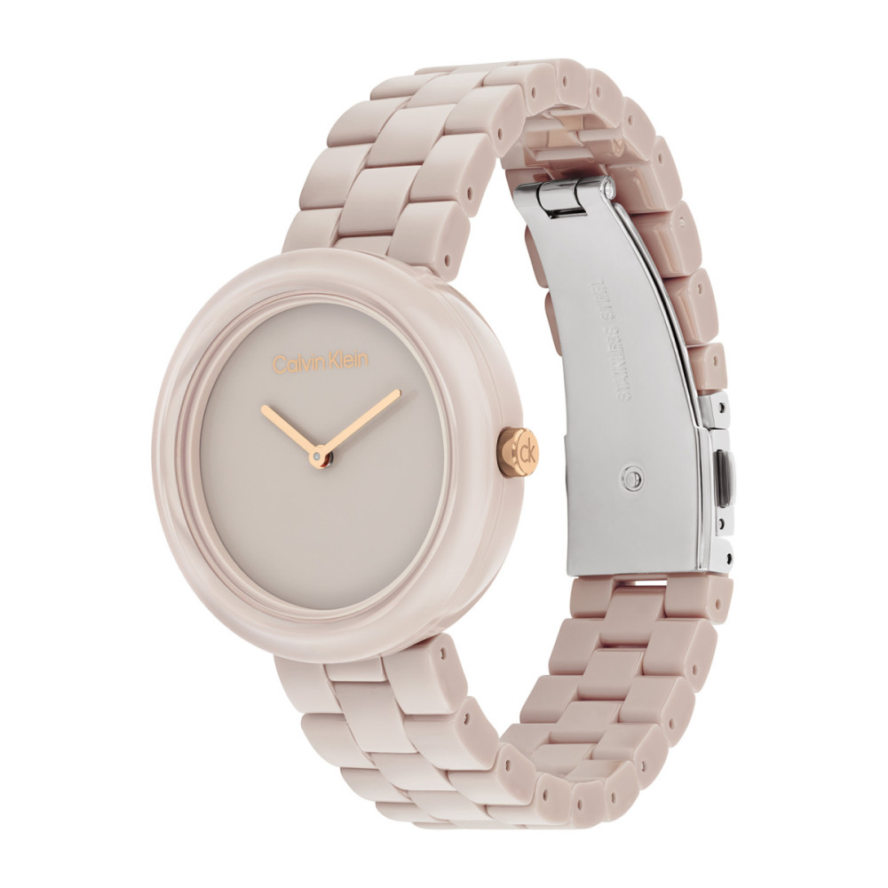 calvin-klein-pure-ck25100073-dameshorloge-beige-keramiek-rond-schakelband-rose-accenten-o-34-mm
