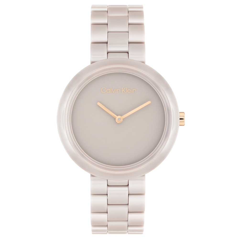 calvin-klein-pure-ck25100073-dameshorloge-beige-keramiek-rond-schakelband-rose-accenten-o-34-mm