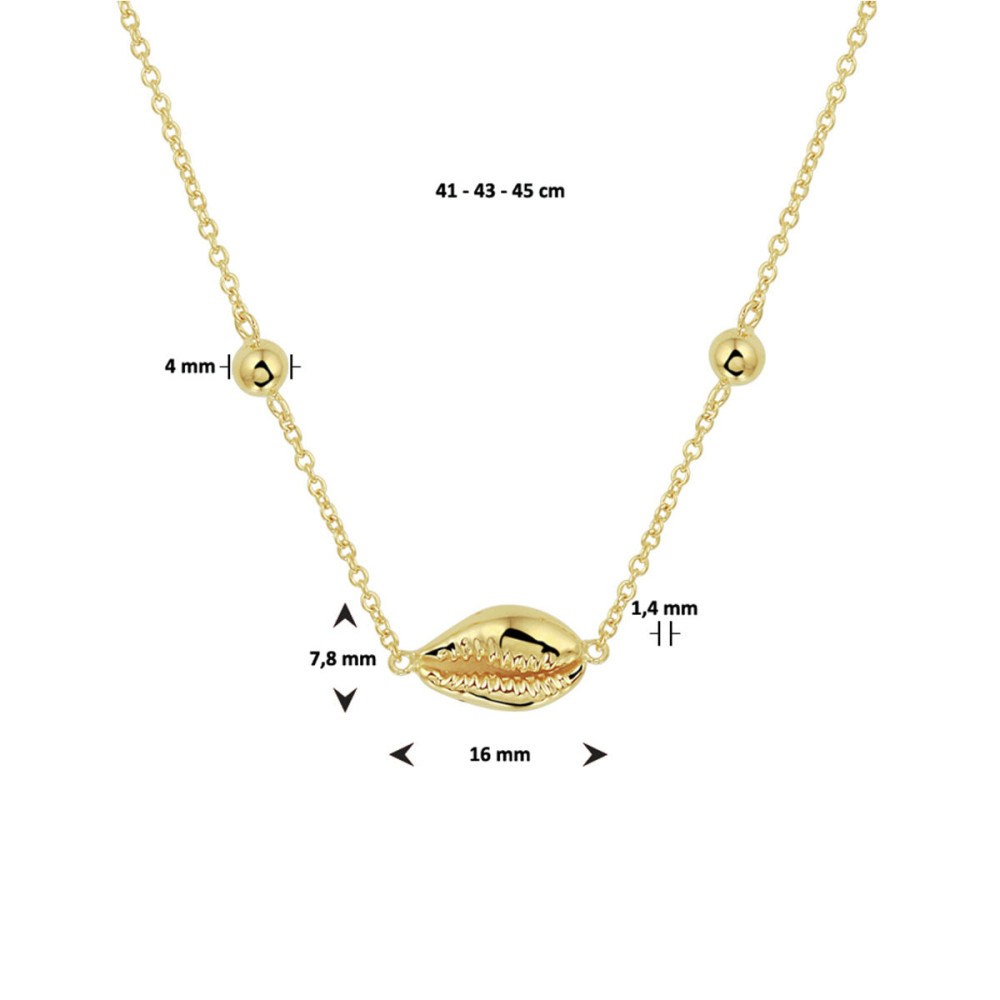 ketting-met-schelp-gold-plated-hanger-lengte-verstelbaar-41-45-cm