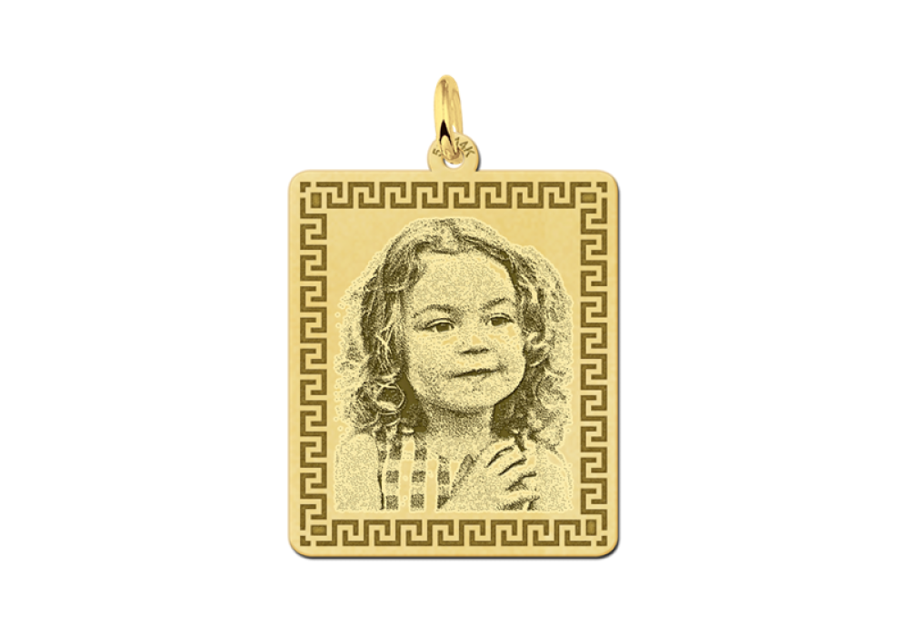 names4ever-gouden-foto-hanger-met-rechthoekig-meanderpatroon-27-mm-x-23-mm
