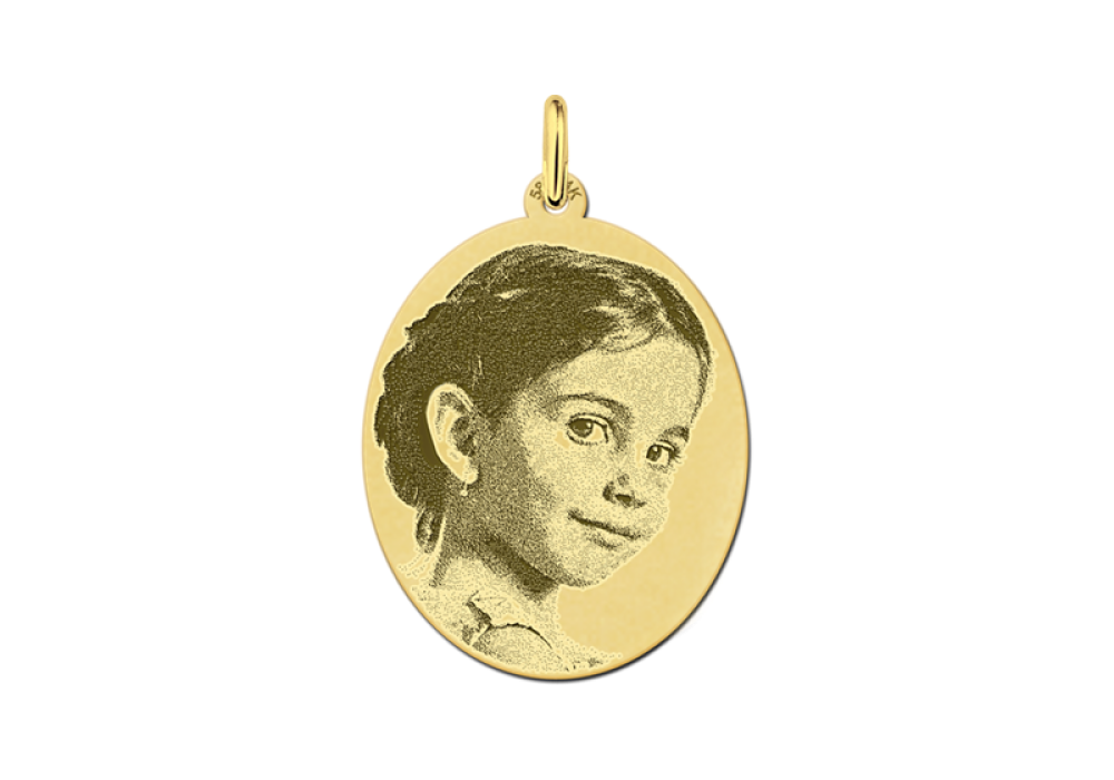 names4ever-gouden-ovale-hanger-met-foto-26-mm-x-22-mm