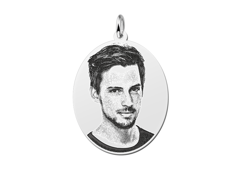 zilveren-ovale-hanger-met-foto-names4ever-30-mm-x-25-mm